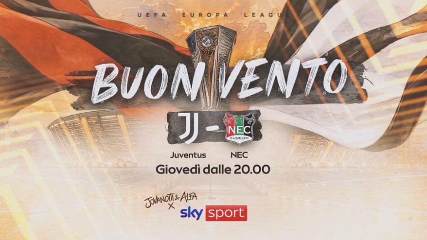 Europa League, oggi Juventus-Nec su Sky