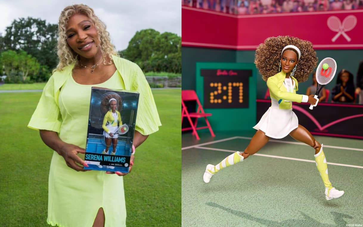 Serena Williams omaggiata con una Barbie dedicata