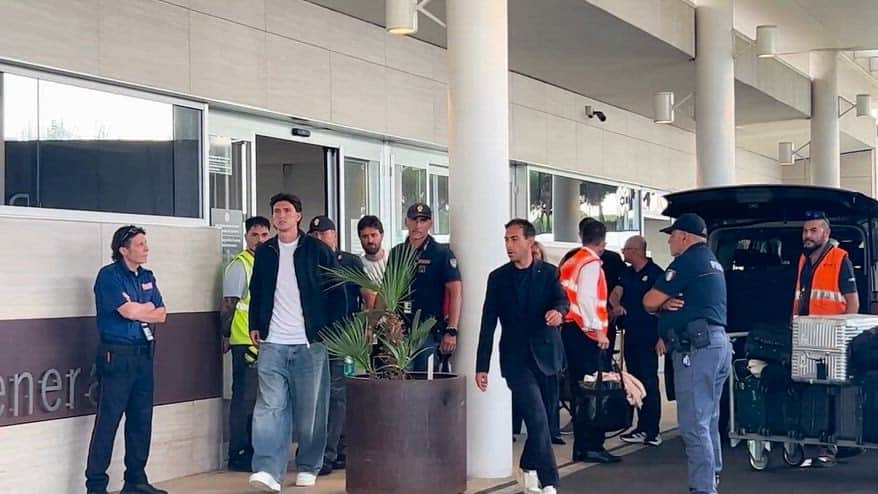 Roma, Balerdi è arrivato in città: il video