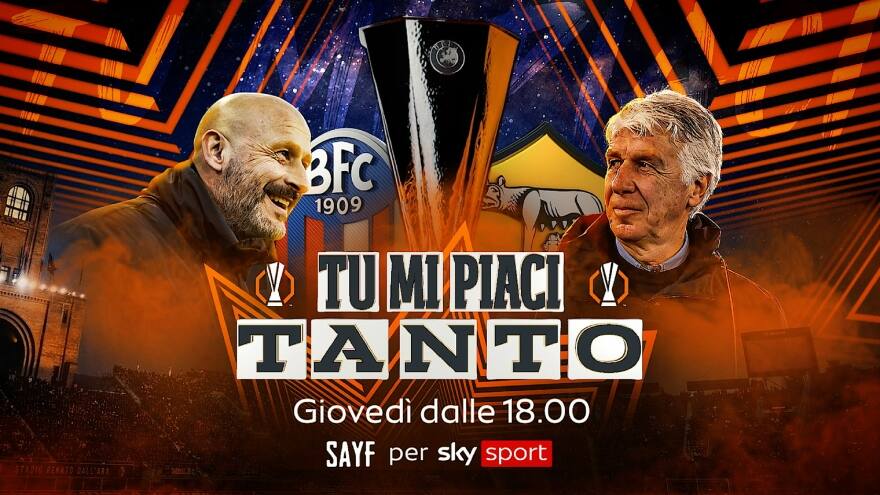 Europa League, la copertina sulle note di Sayf