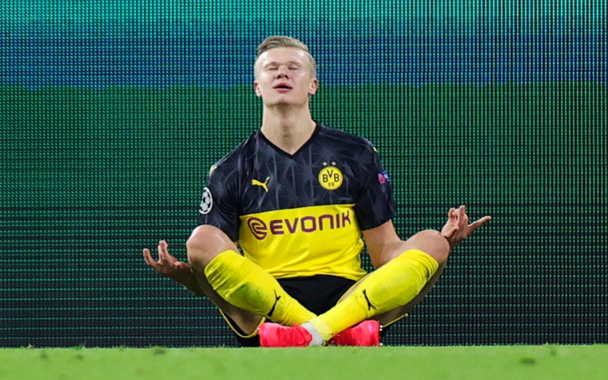 Haaland esultanza Borussia