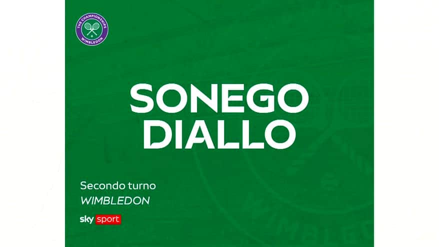 Sonego-Diallo: highlights Wimbledon. VIDEO