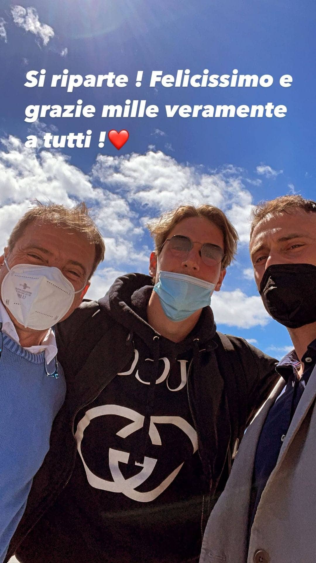 Zaniolo (storia Instagram)