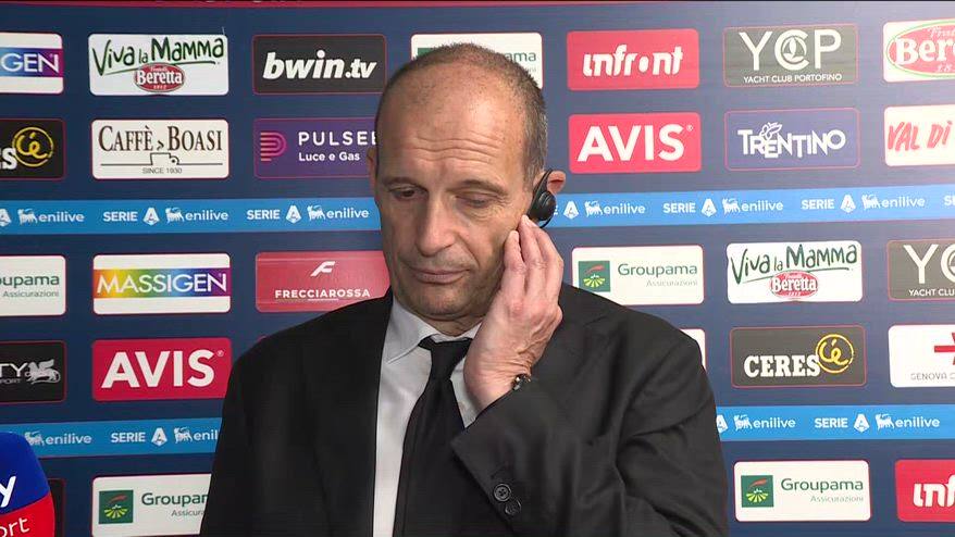 Allegri: "Non abbiamo fatto nulla, c'è ancora il Cagliari"