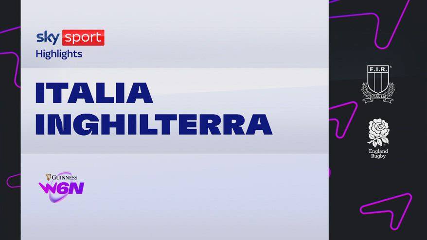 Italia-Inghilterra: highlights Sei Nazioni femminile