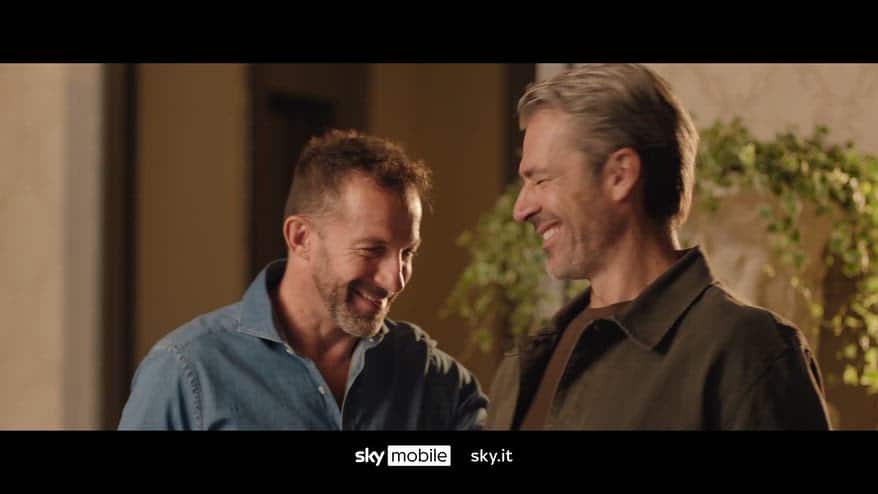 Sky Mobile, Argentero e Del Piero i testimonial: la campagna