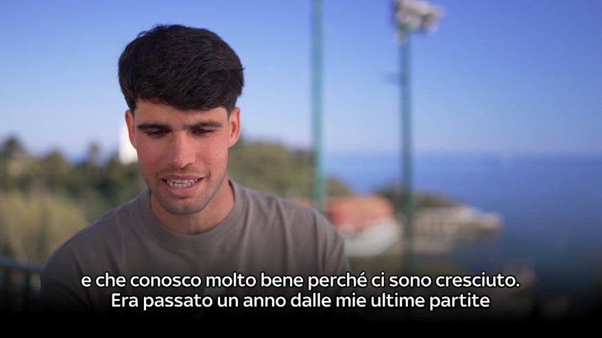 Alcaraz: "Sorpreso di vedere Sinner a Monte-Carlo"