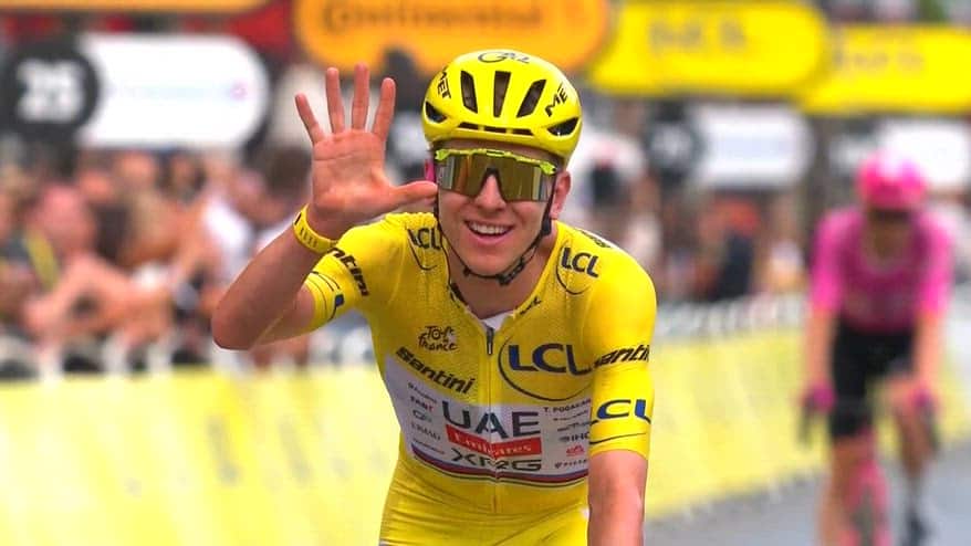 Pogacar vince il suo 5° Tour, ultima tappa a van der Poel