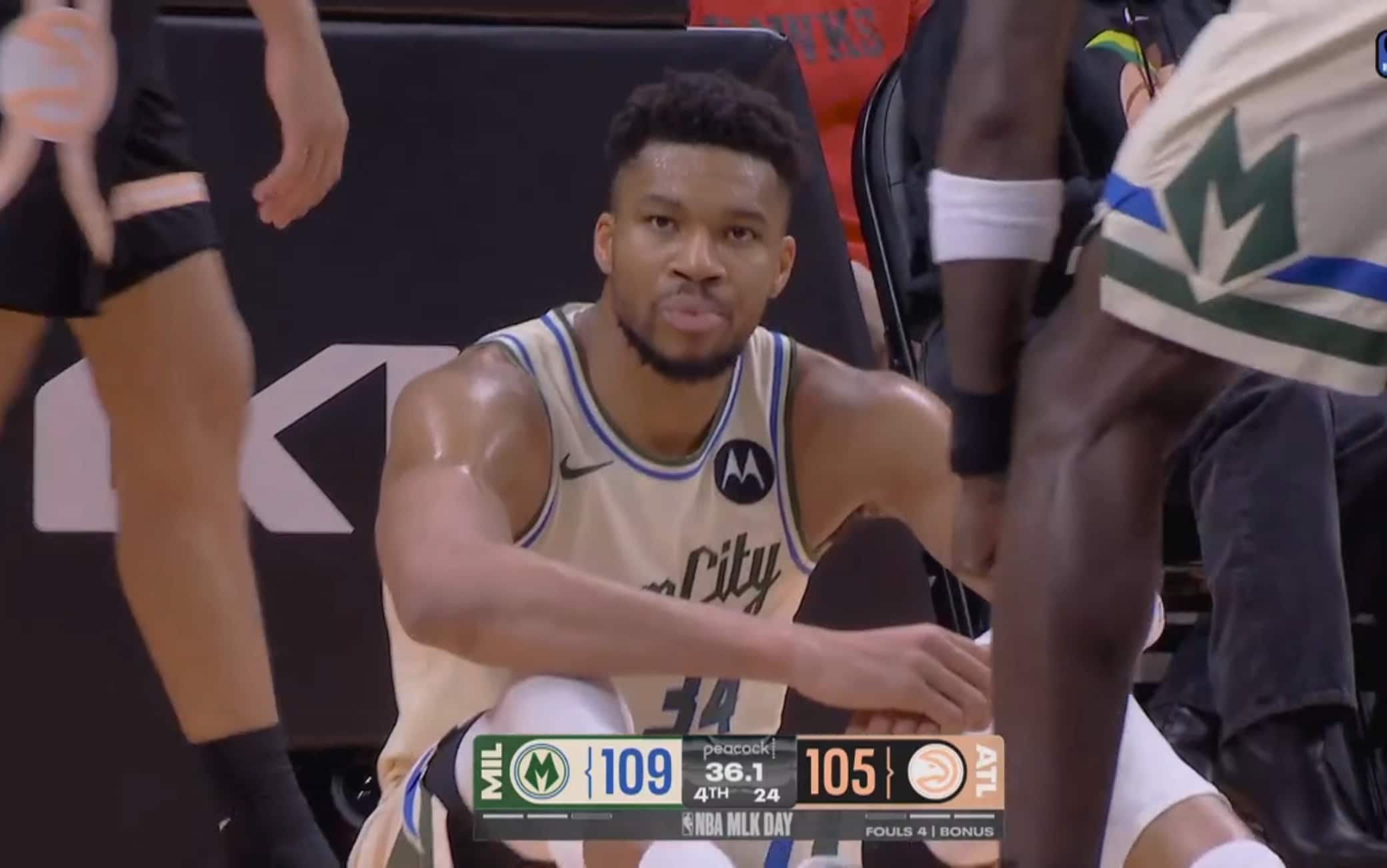 Recupero e canestro: Atlanta-Milwaukee la chiude Giannis
