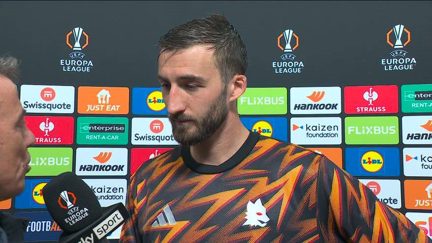 Cristante: "Partita bloccata, non è stato facile giocare"