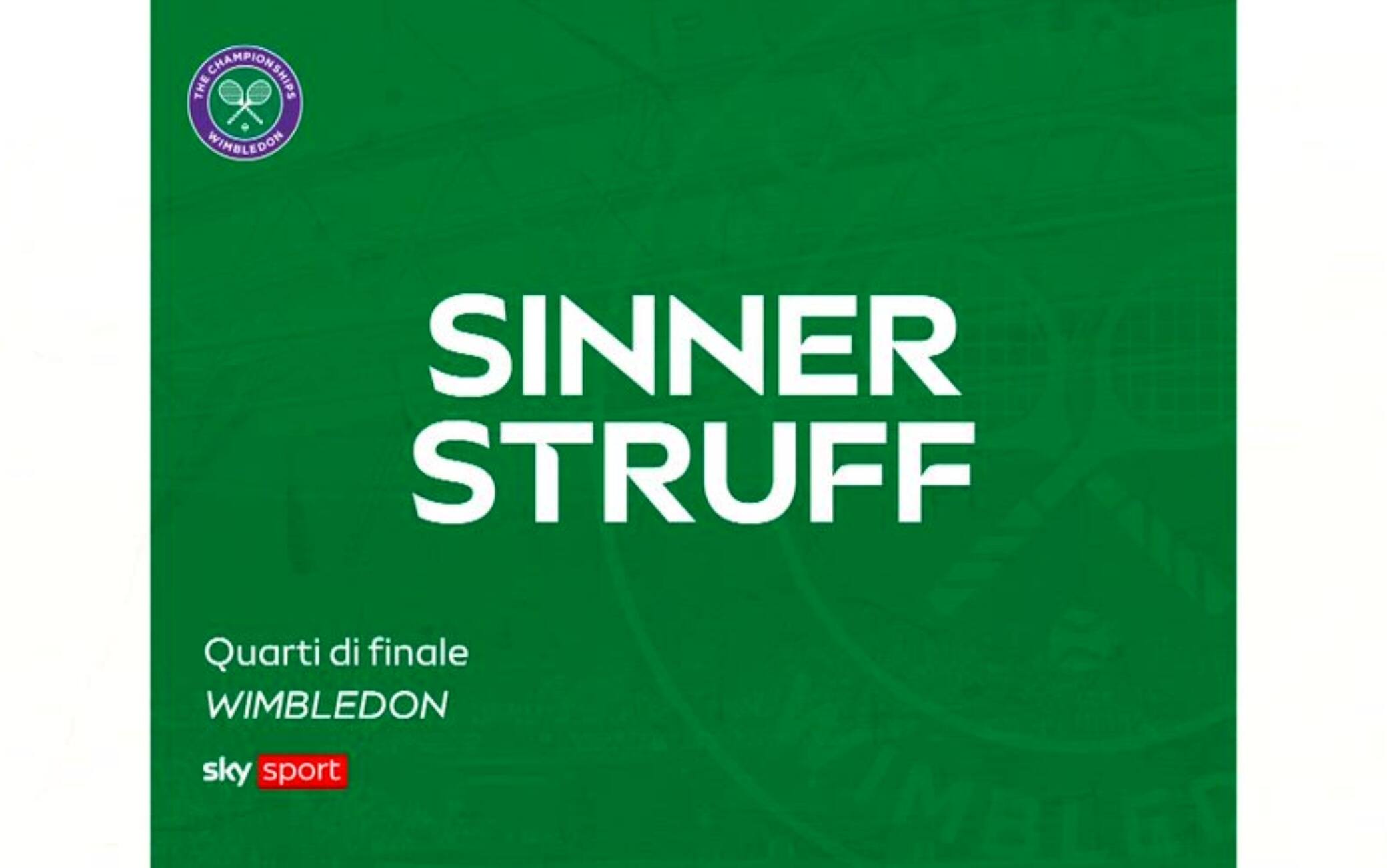 Sinner-Struff: highlights Wimbledon