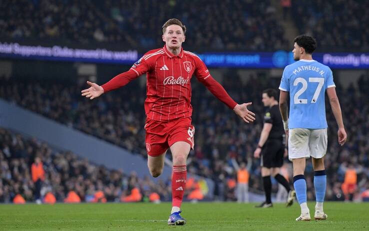 Manchester City-Nottingham Forest 2-2: video, gol e highlights