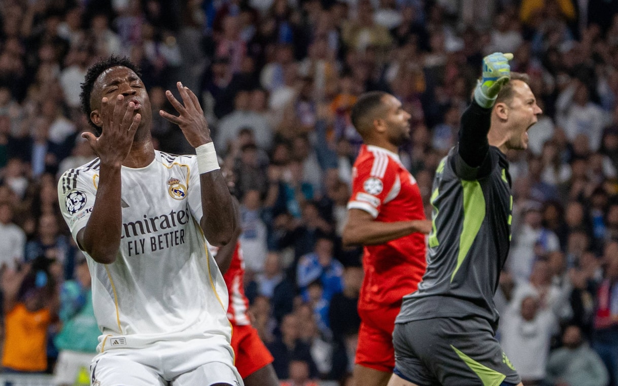 Vinicius contro Neuer