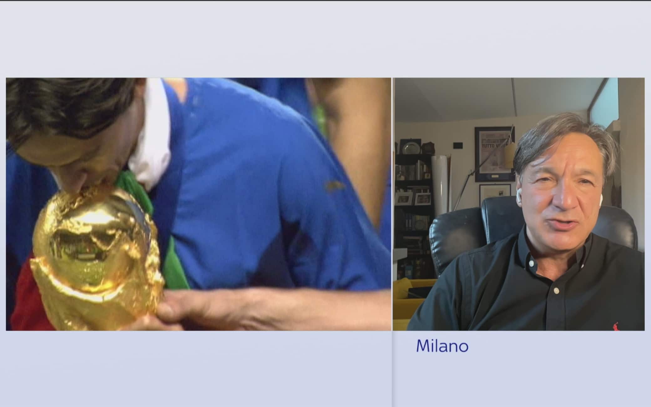 Caressa e il trionfo dell'Italia ai Mondiali 2006: "Telecronaca finale ancora mi commuove"