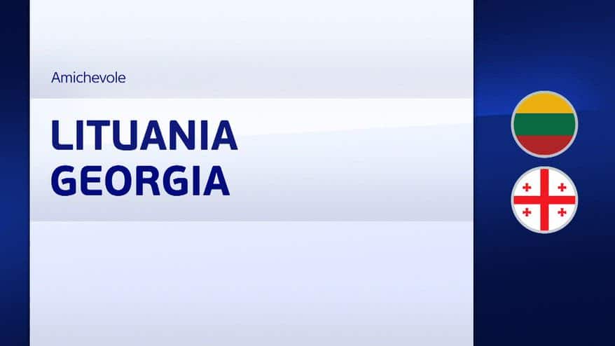 Lituania-Georgia 0-2: gol e highlights