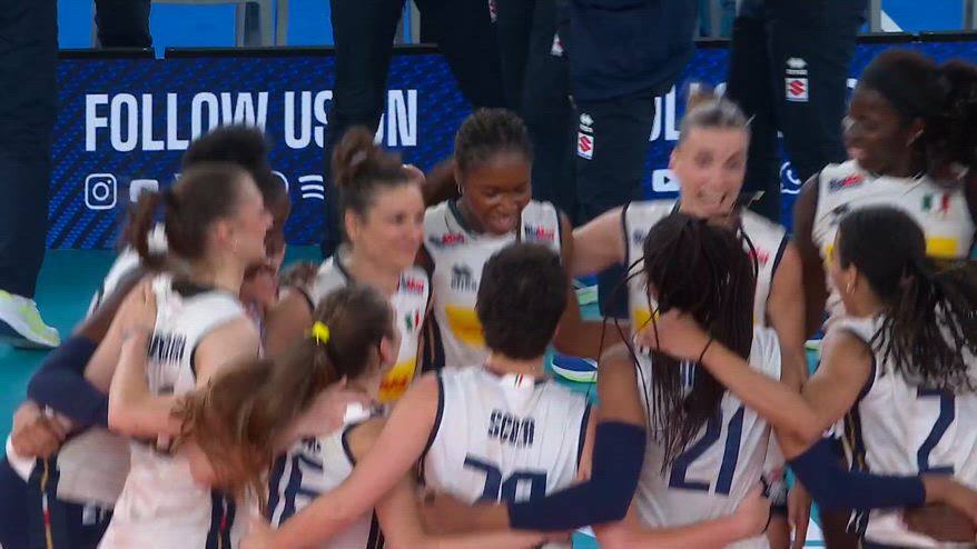 Italia-Serbia: highlights volley femminile