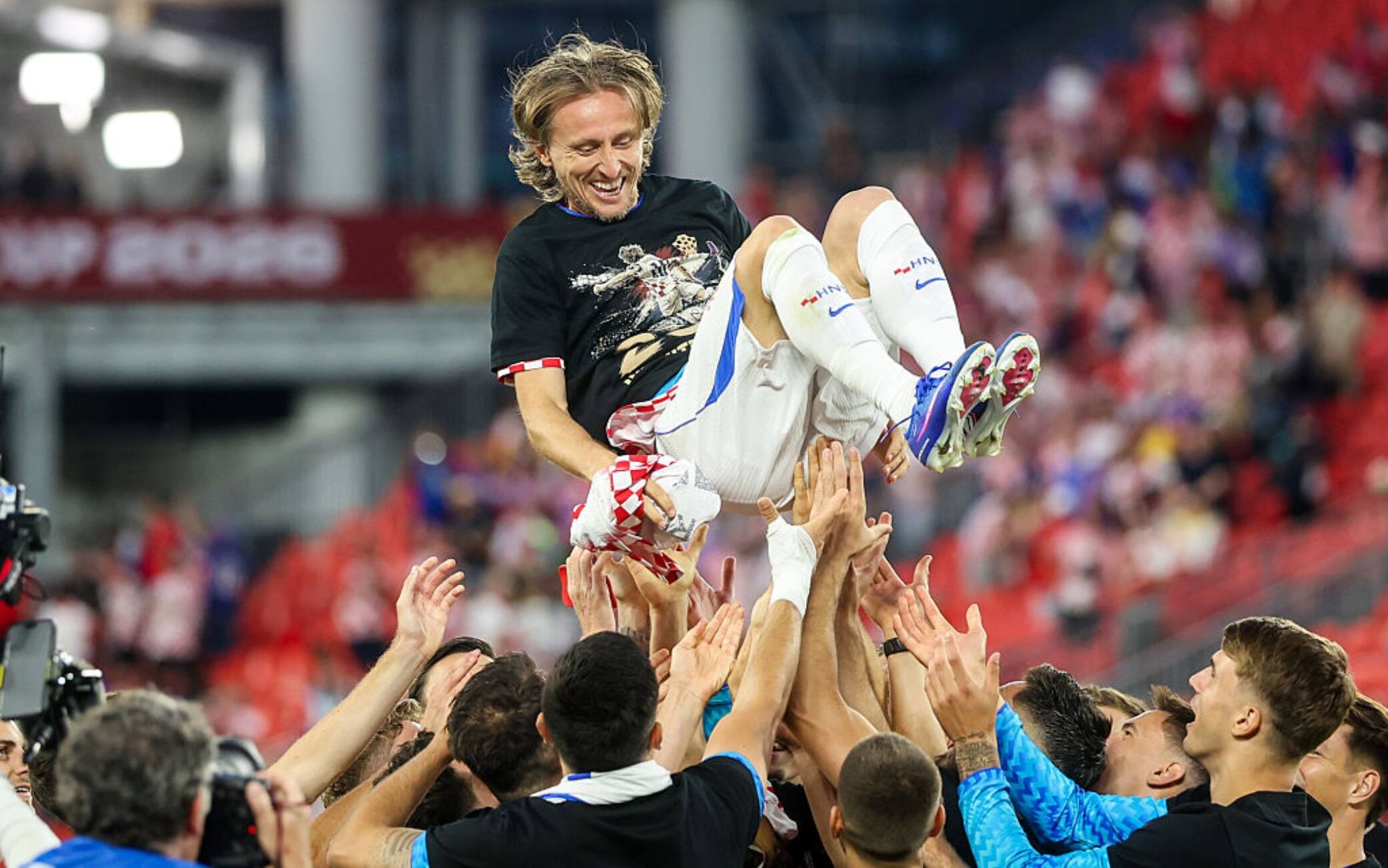 La Croazia festeggia Modric: contro Panama, 200 presenze con la nazionale. FOTO