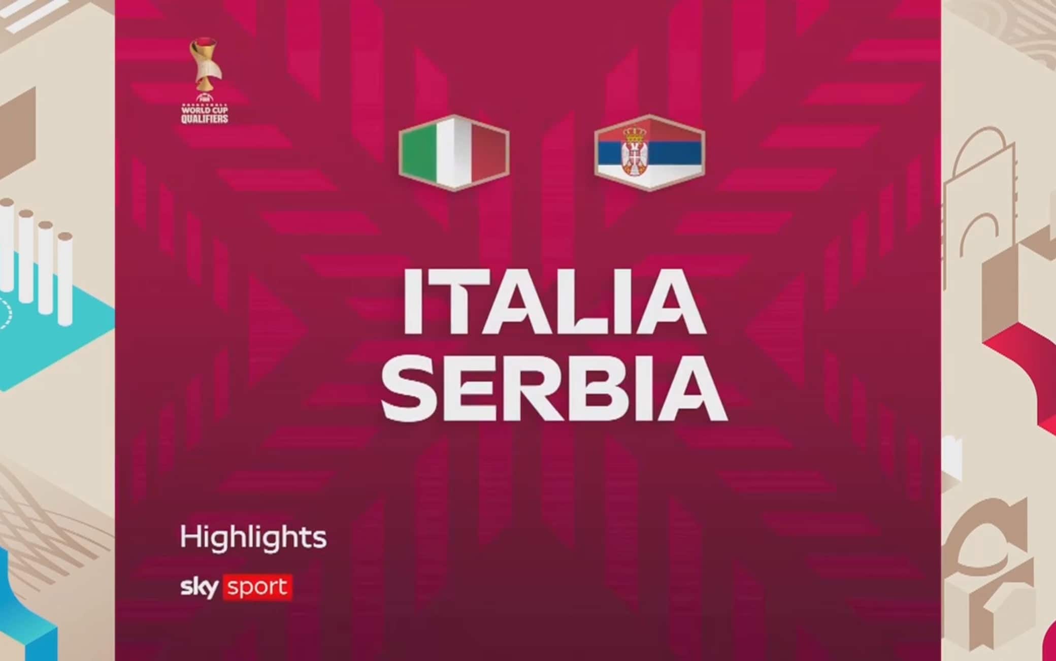 Qualificazioni Mondiali, Italia-Serbia 64-76: gli HIGHLIGHTS