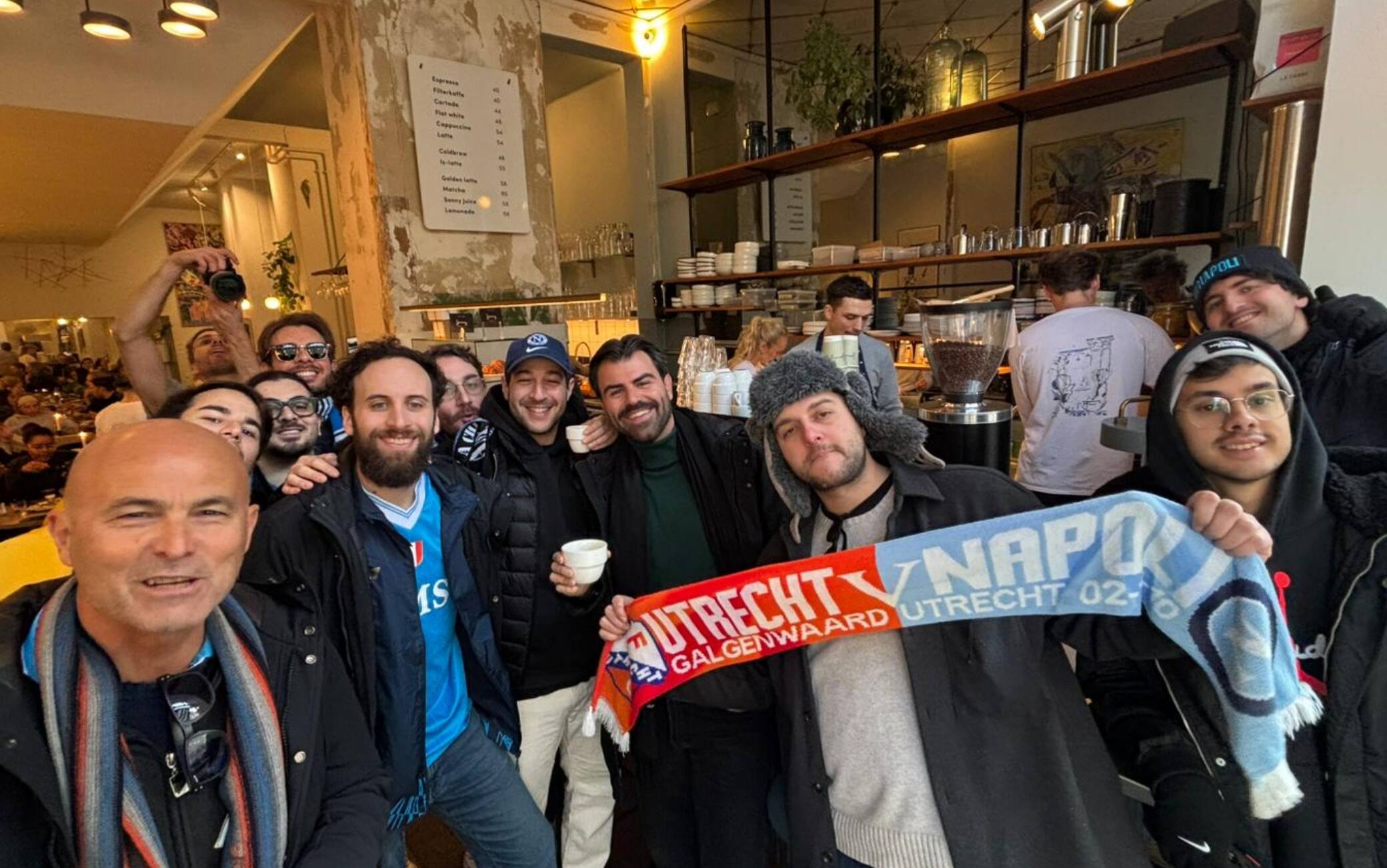 Copenhagen, 500 caffè sospesi per i tifosi del Napoli