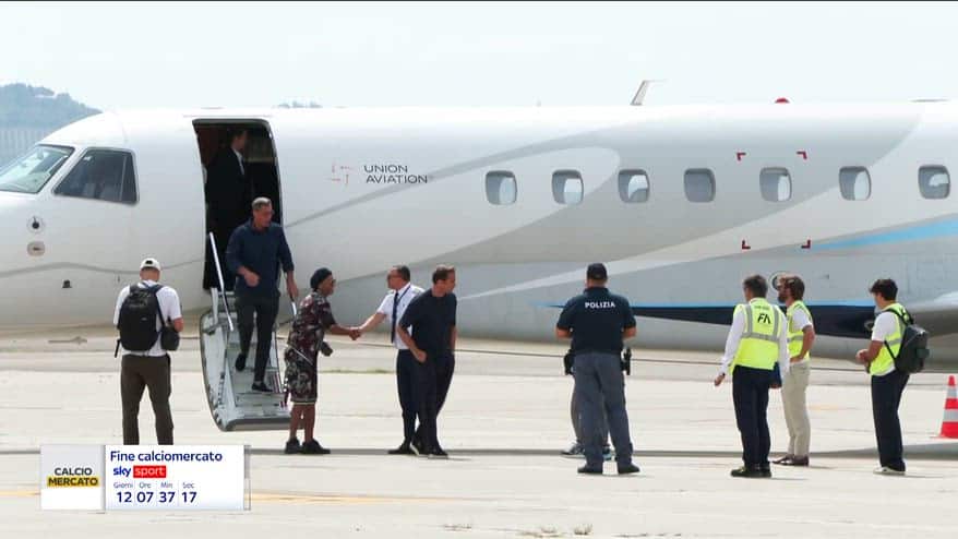 Ronaldinho, il video del suo arrivo a Ravenna
