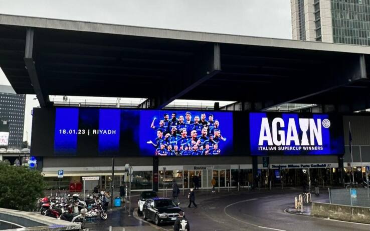 Inter Supercoppa stazione Garibaldi
