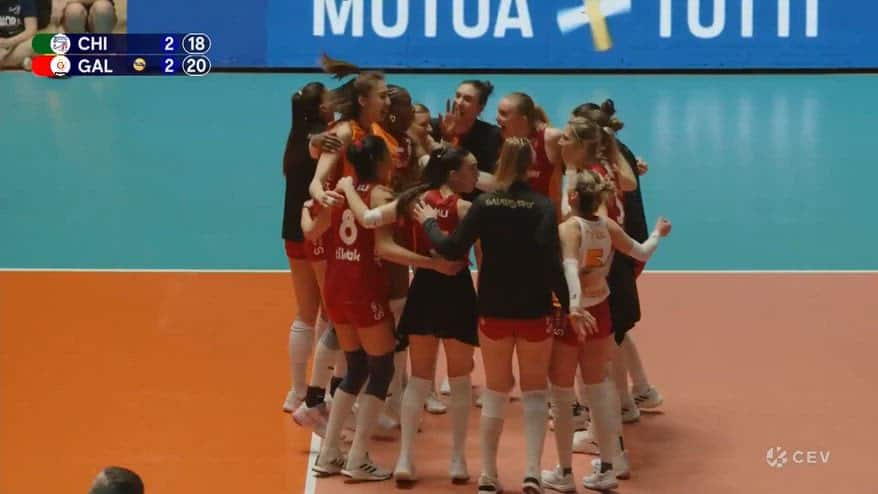 Volley, Chieri ko: il Galatasaray vince la Cev Cup