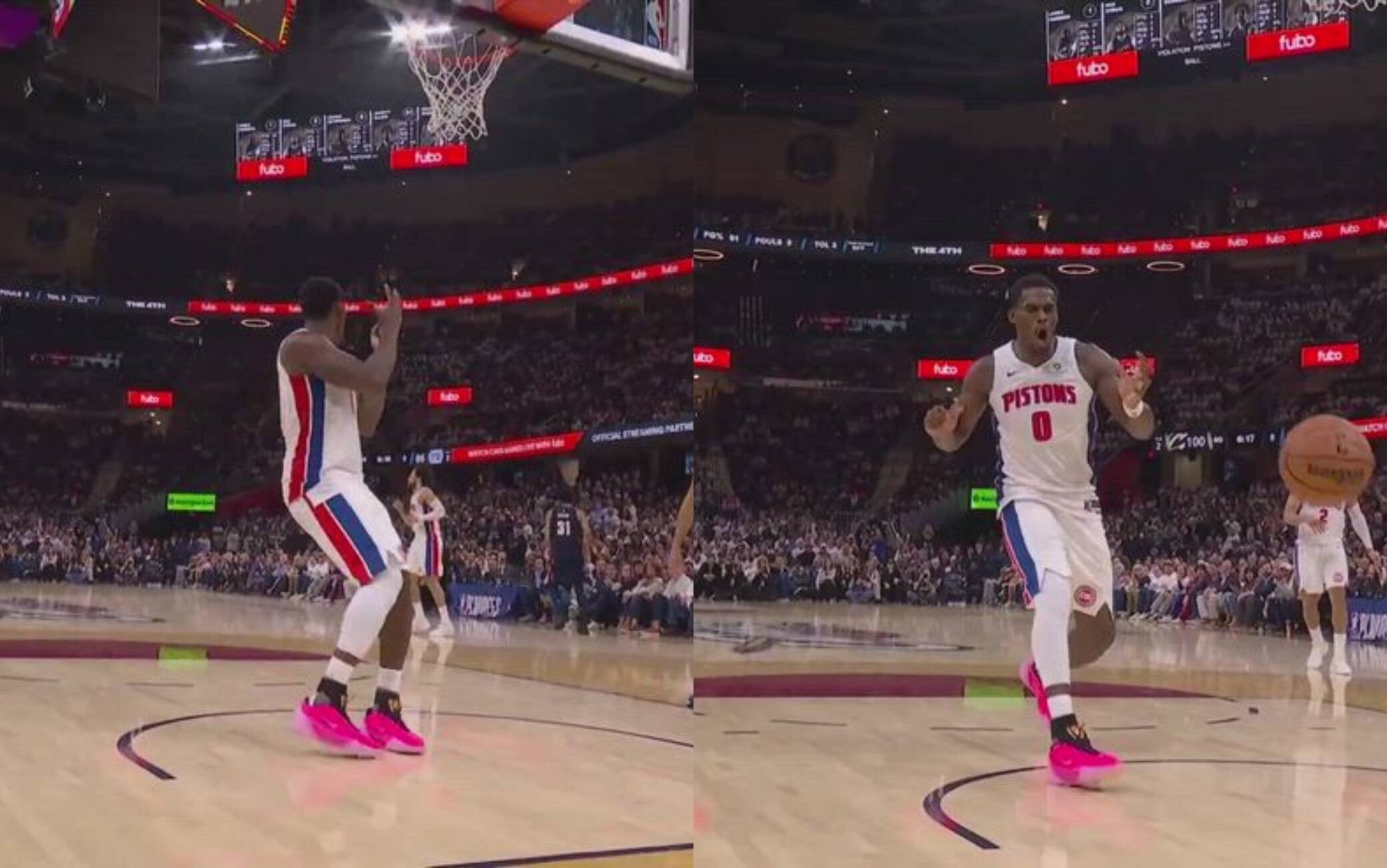 NBA, Duren si distrae sul pick and roll con Cunningham: palla persa da comica per Detroit