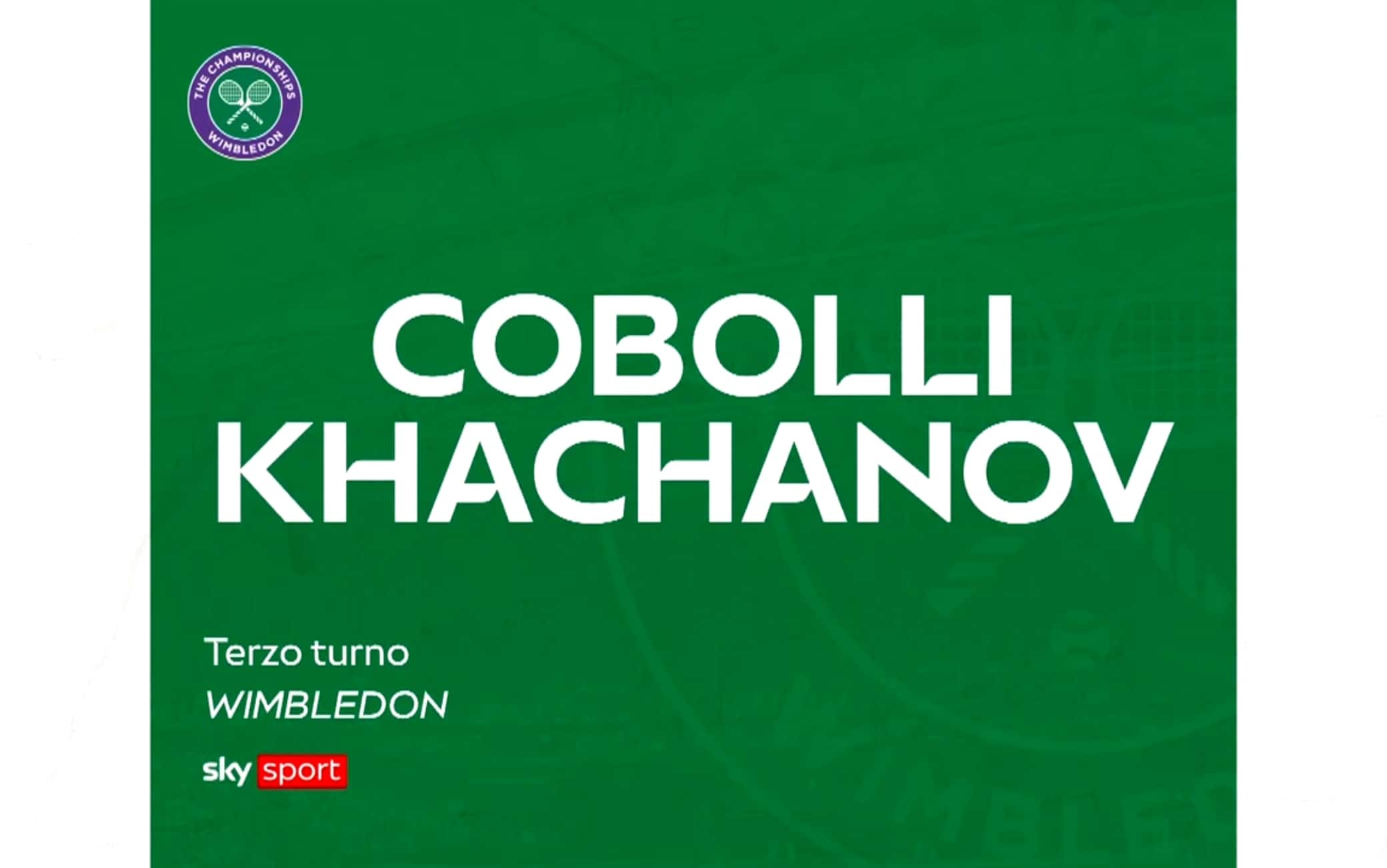 Cobolli-Khachanov: highlights Wimbledon