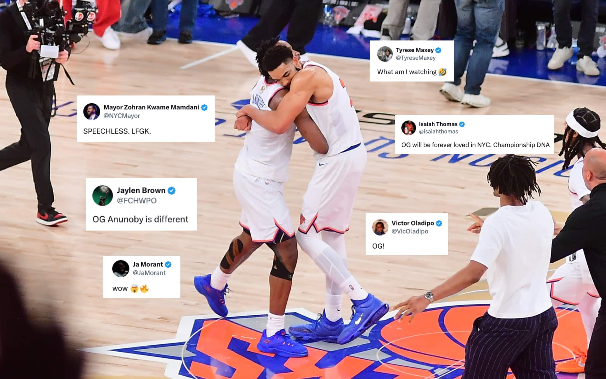 NBA Finals, le reazioni social alla rimonta dei Knicks in gara-4