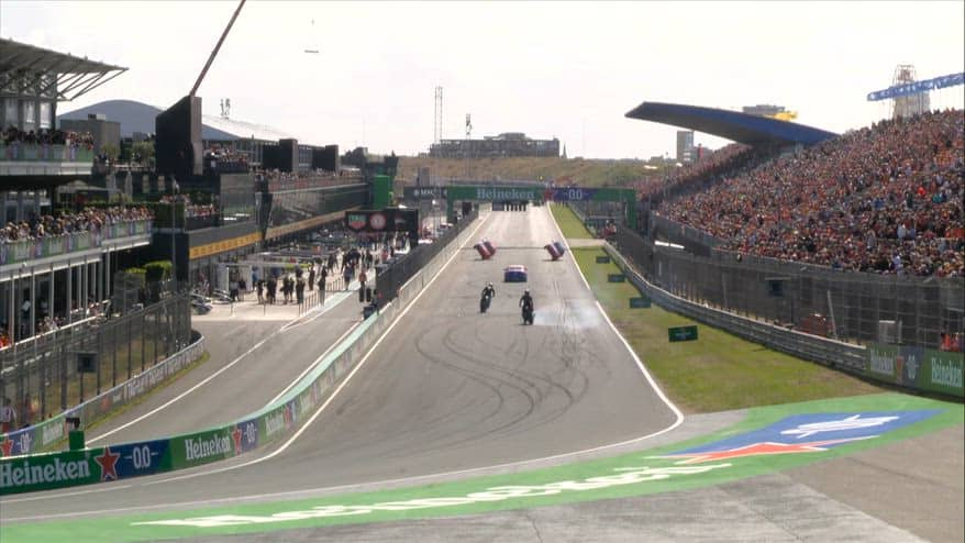 GP Olanda, che show in pista prima delle qualifiche!