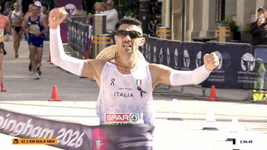 Maratona di marcia, Stano oro: highlights Europei atletica
