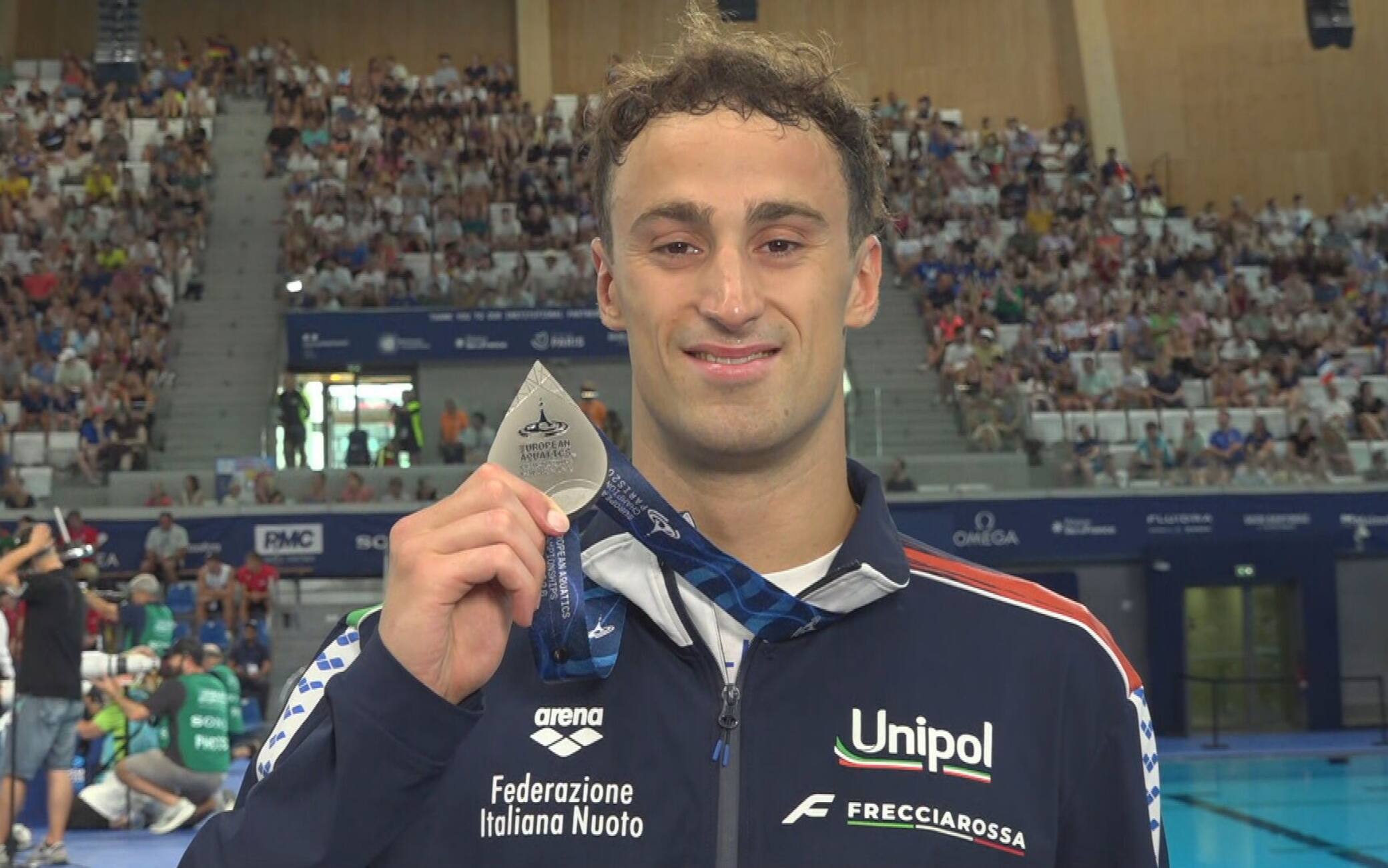 Alberto Razzetti vince l'argento agli Europei di nuoto: "Medaglia importantissima"