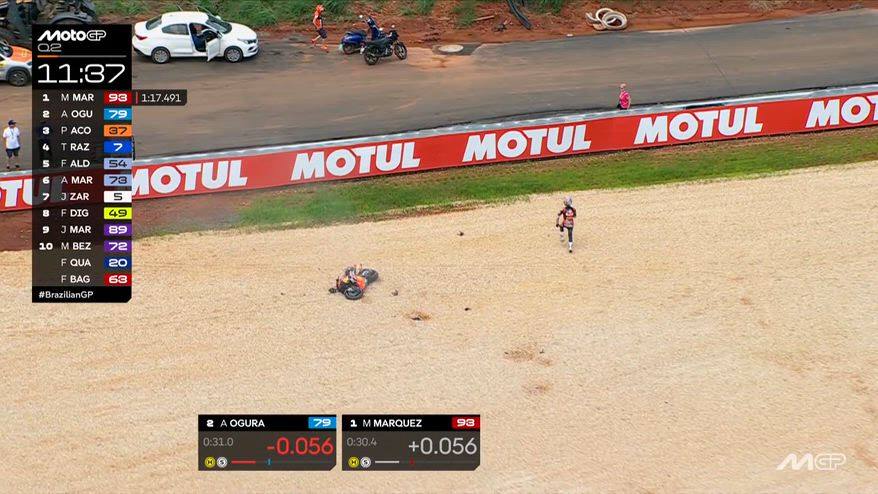 GP Brasile, Acosta finisce nella ghiaia in Q2