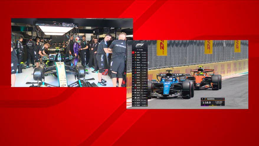 FP1, rischio contatto Norris-Albon