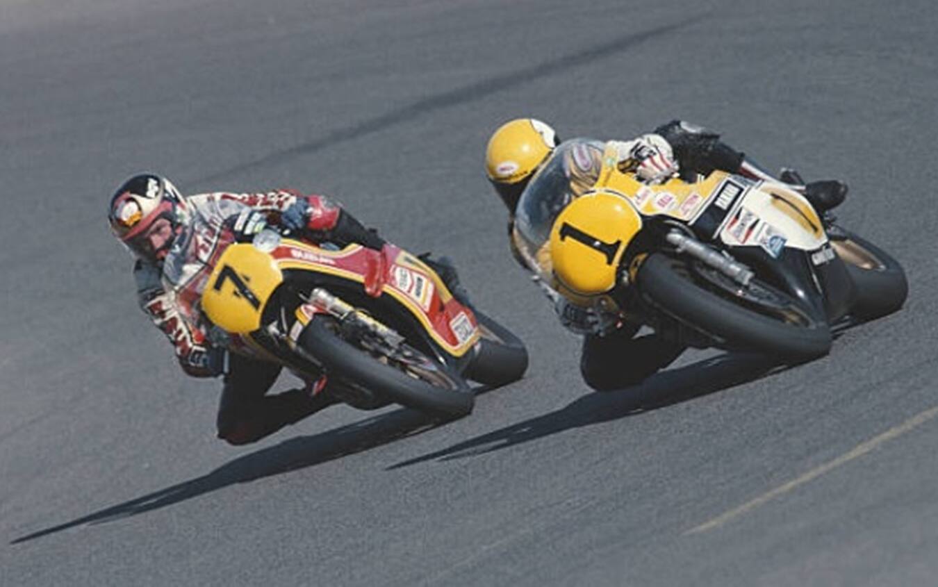 Kenny Roberts e Barry Sheene