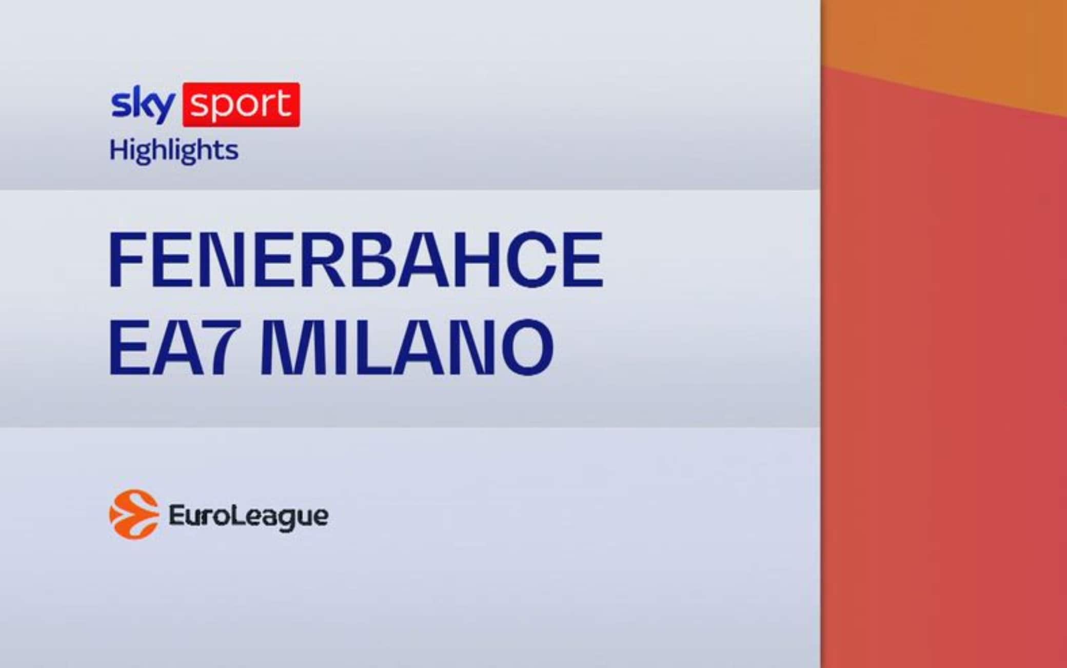 Fenerbahce-Olimpia Milano 79-75: gli highlights di Eurolega