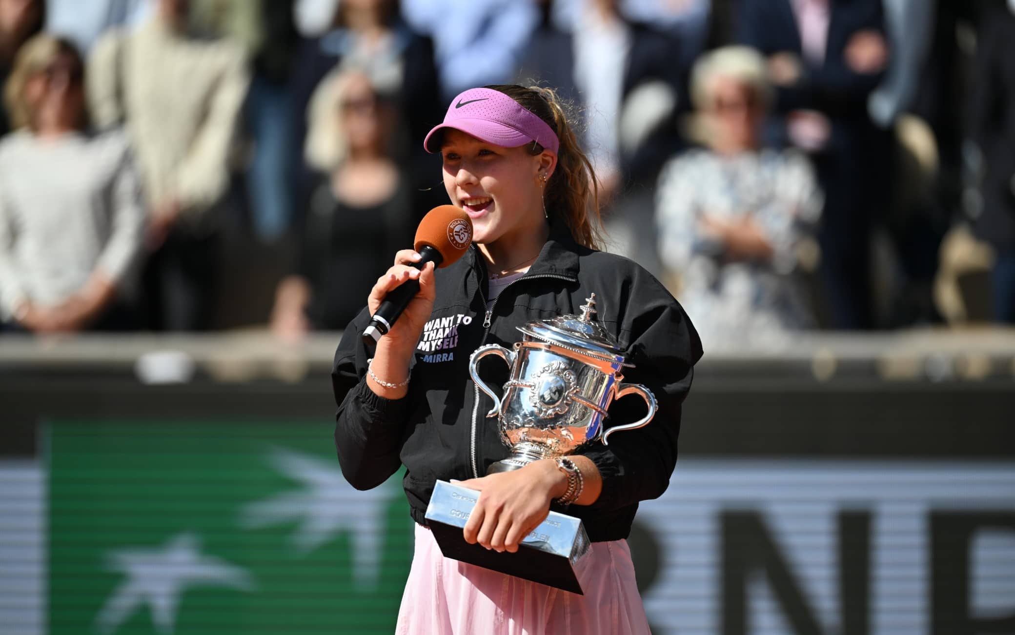 Andreeva vince il Roland Garros e ringrazia lo psicologo