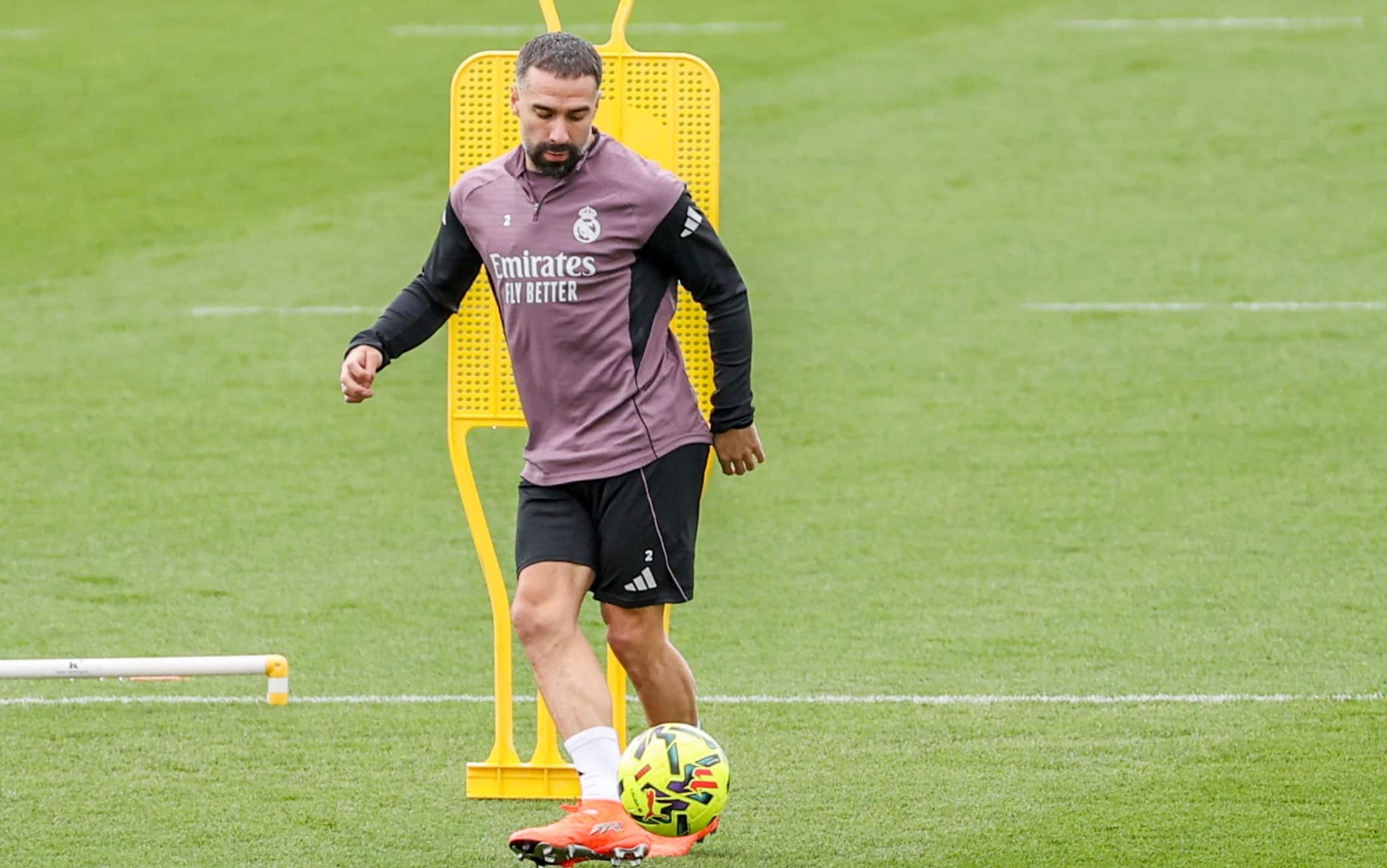 Carvajal in allenamento