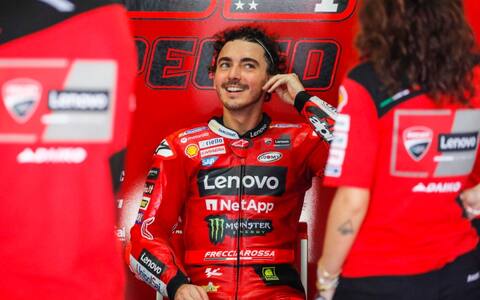 Test MotoGP, Bagnaia in pista con la Ducati numero 1 per la prima volta ...