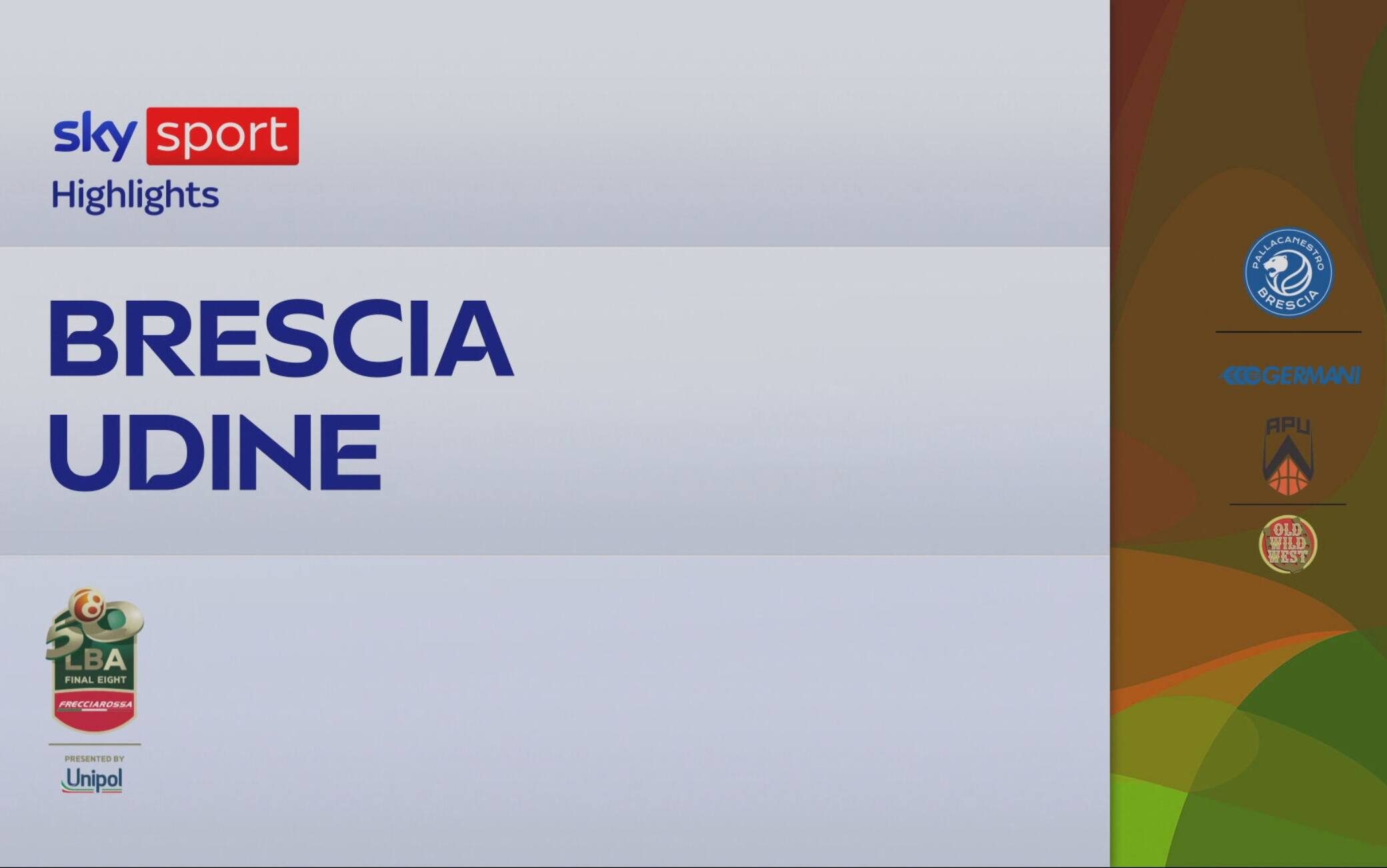 Coppa Italia Final Eight, Brescia-Udine 78-64: gli highlights