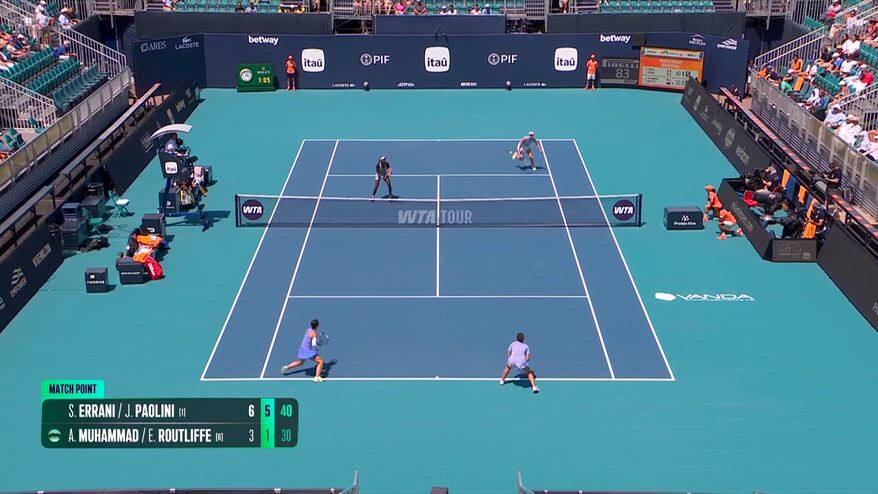Wta Miami, Errani-Paolini in semifinale: il match point