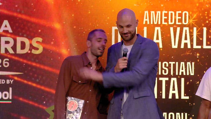 LBA Awards, Miro Bilan fa commuovere Amedeo Della Valle