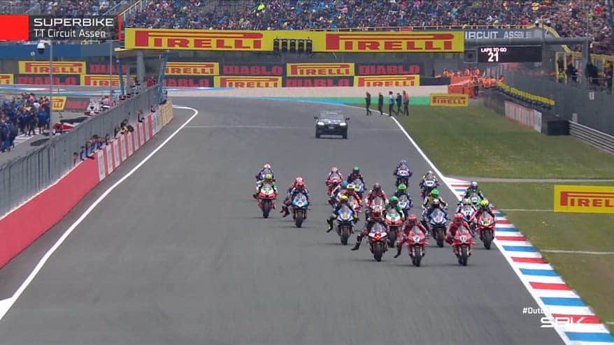 Superbike, round Assen: gli highlights di gara 1