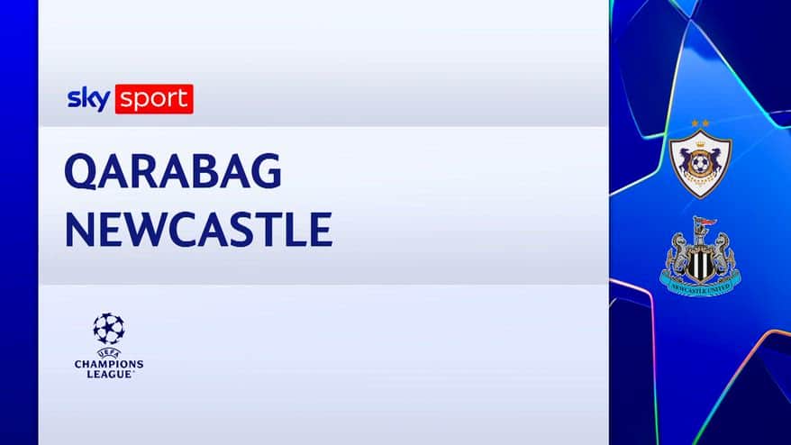 Qarabag-Newcastle 1-6: il video dei gol
