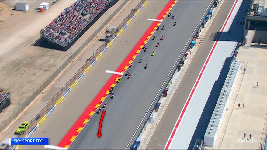 GP Aragon, la partenza della Sprint analizzata allo Sky Tech