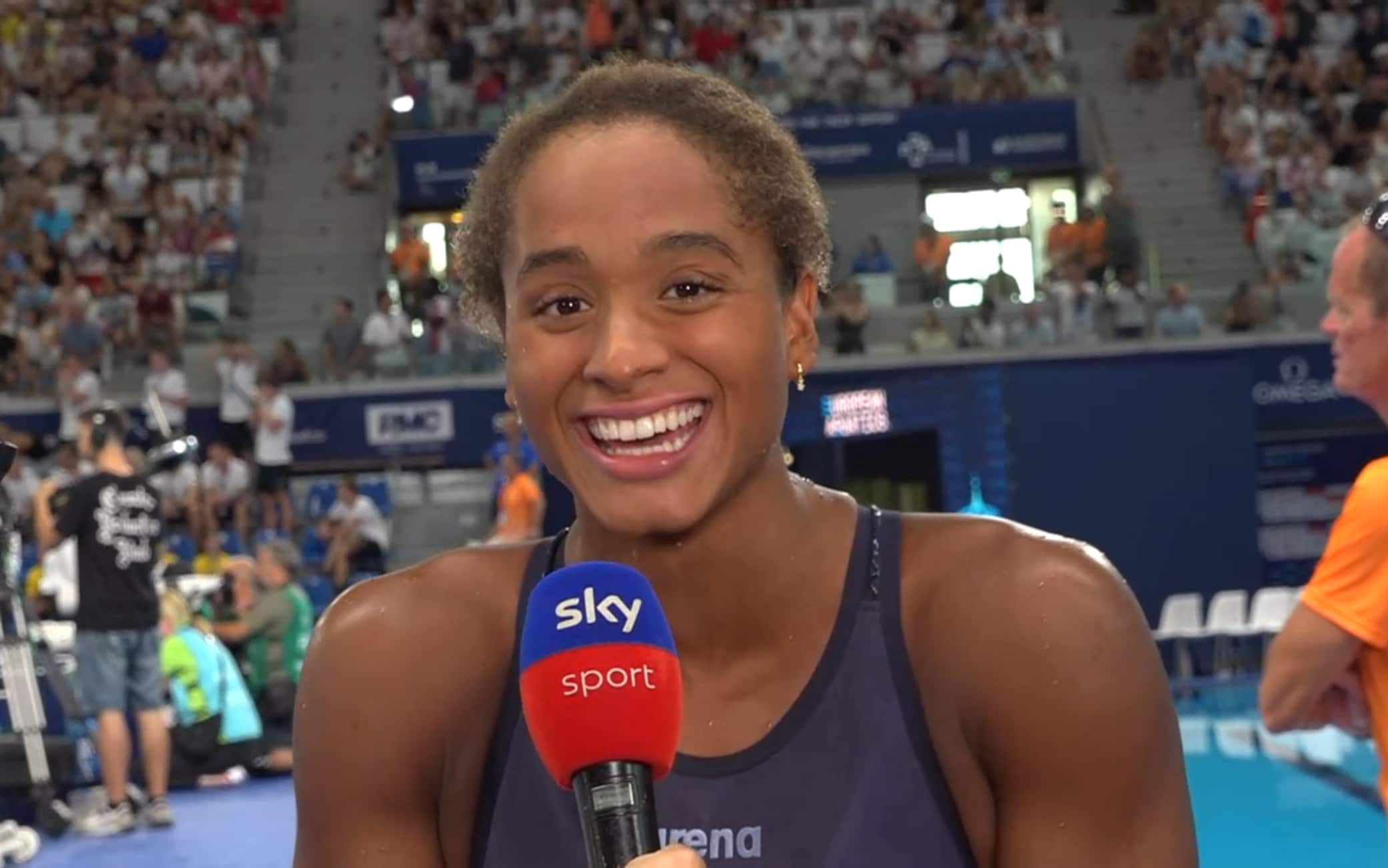 Sara Curtis dopo il record del mondo agli Europei di nuoto: "Era il mio sogno più grande"