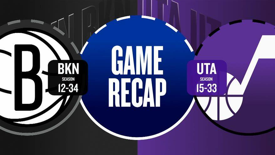 NBA Highlights: Utah-Brooklyn 99-109
