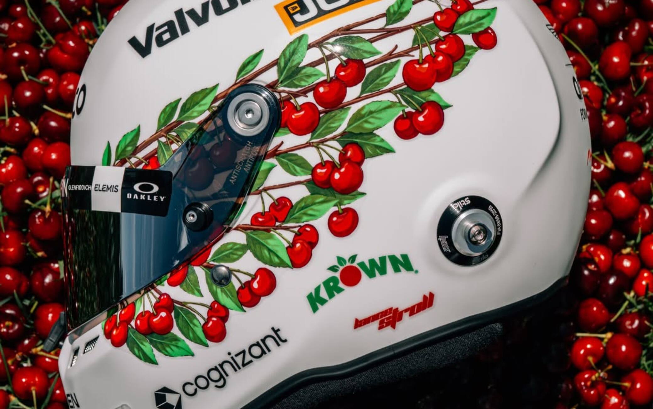 F1, GP Canada: il casco di Stroll (Aston Martin) per la gara di Montreal. FOTO