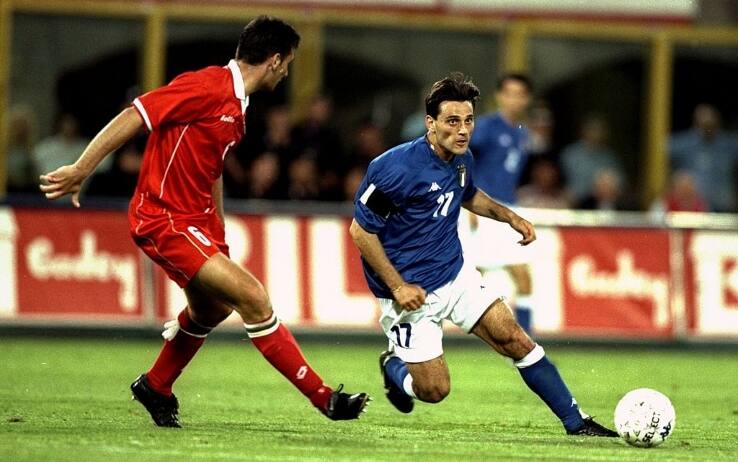 L'esordio in nazionale di Montella a Bologna nel 1999