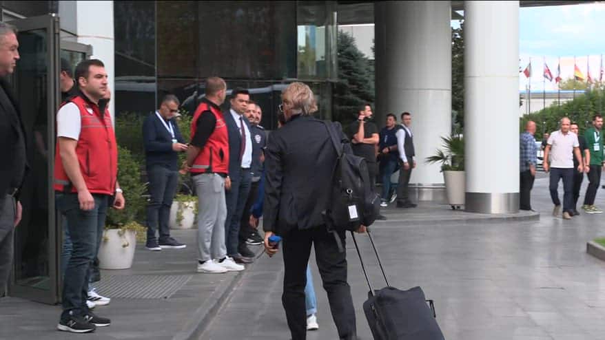 Italia, l'arrivo della Nazionale in Turchia 